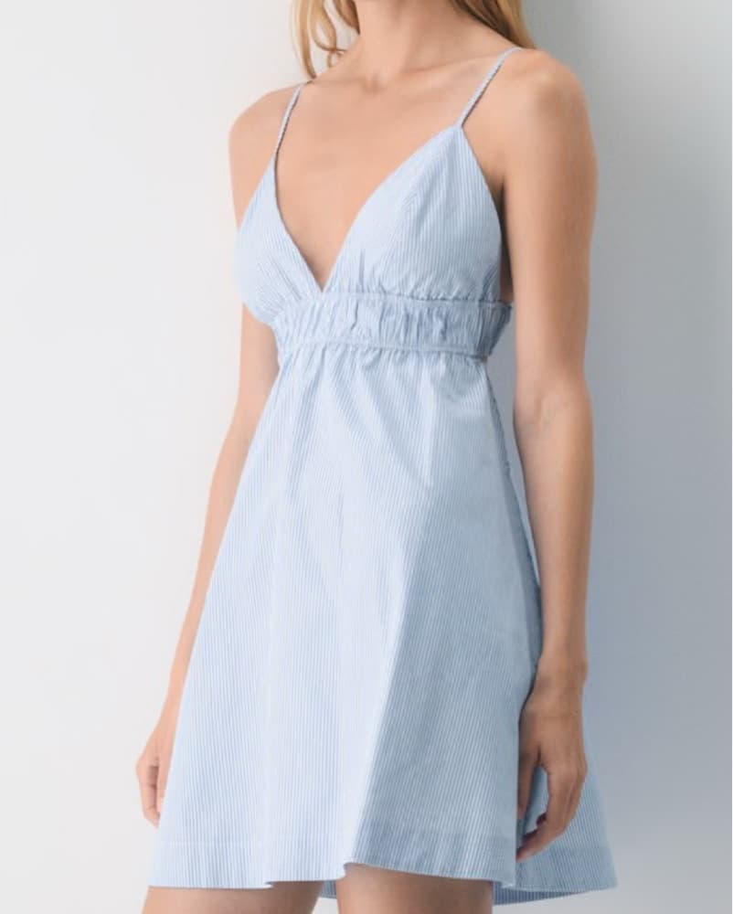 Babaton Encourage Poplin Mini Dress - Image 1