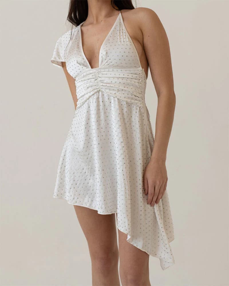 Alluring Bedazzle Mini Dress - Image 1