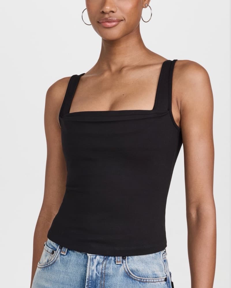 MIAOU Luna Tank Top - Black - Image 1