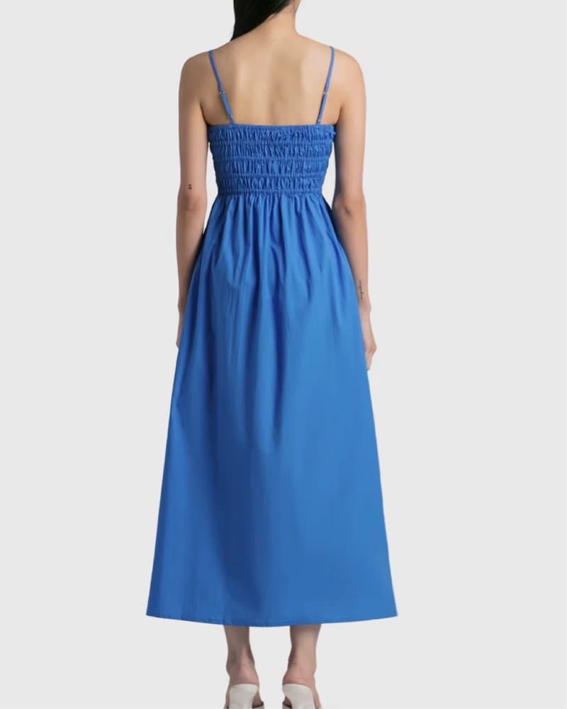 Marieka Midi Dress in Pacific Blue - Image 2