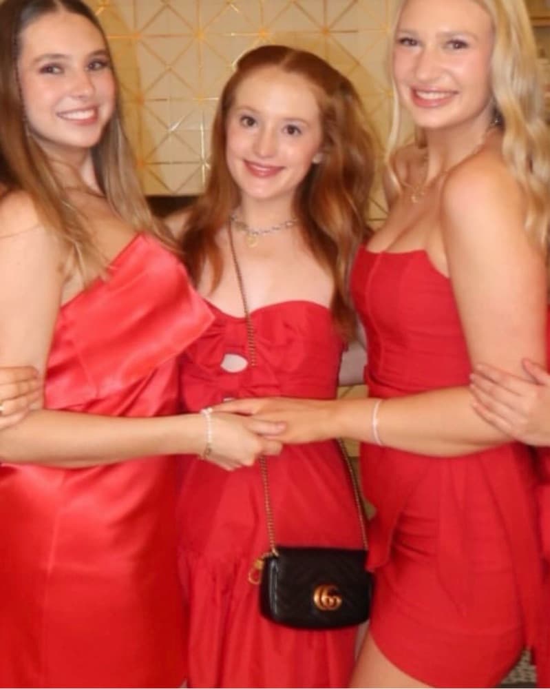 LoveShackFancy Woodlow Red Bow Dress - Image 3