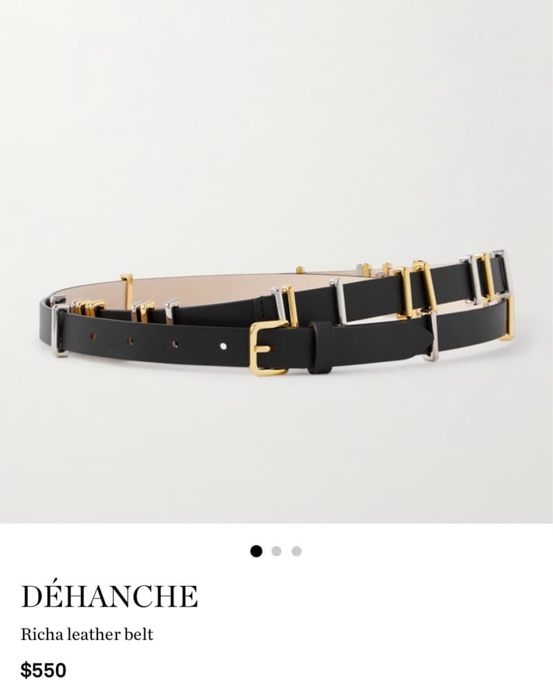 Dehanche Richa Mixed Metal Belt - Image 1