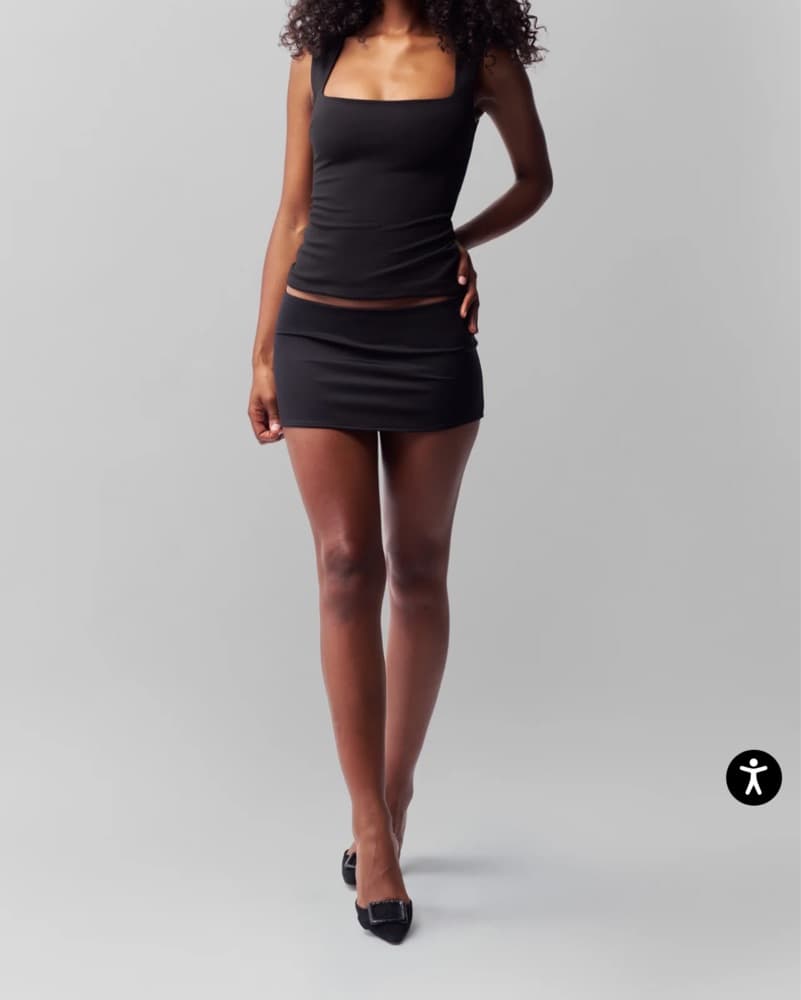 guizio micro mini stretch skirt - Image 1