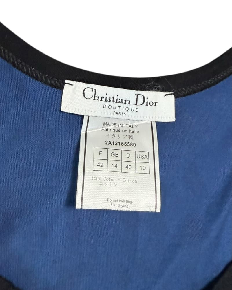 Christian Dior Gothic mesh Tank - Image 4