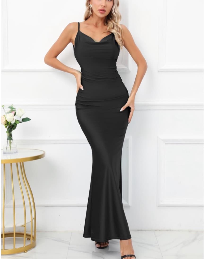 Black Floor Length Gown  - Image 3