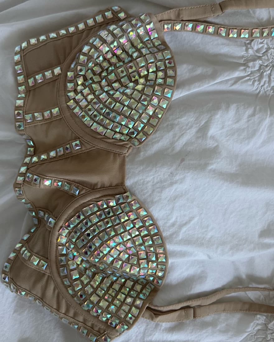 For Love & Lemons Jackpot Sequin Bra - Image 3