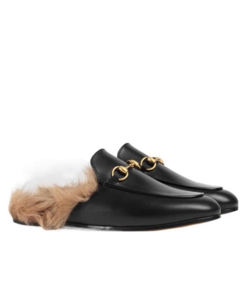 gucci princetown fur slipper - Image 1