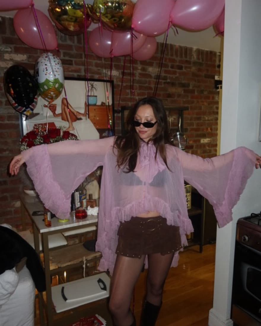 Sheer Frill Top  - Image 3
