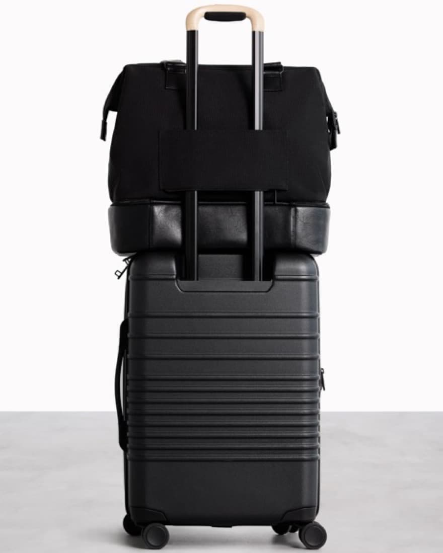 Beis Mini Weekender Bag in Black - Image 3