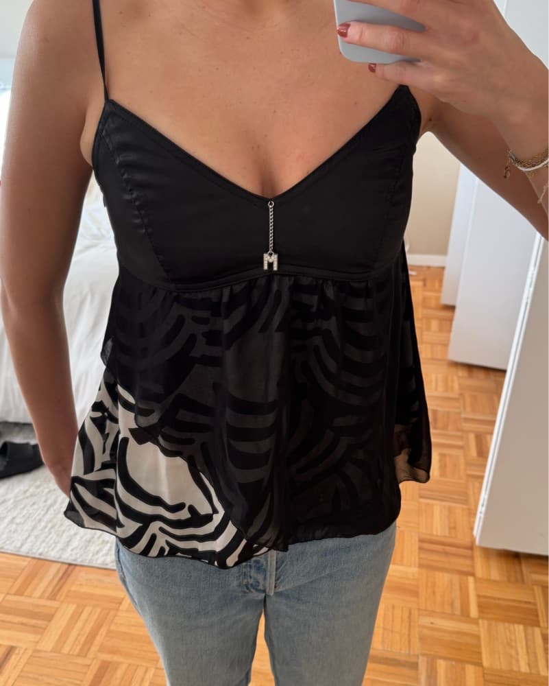 Vintage Zebra-Print Cami - Image 2