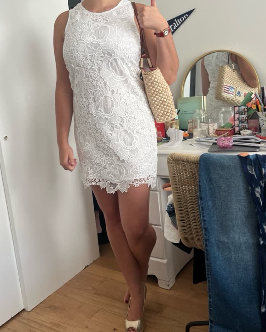 Catherine Malandrino Lace Shift Dress - Image 1