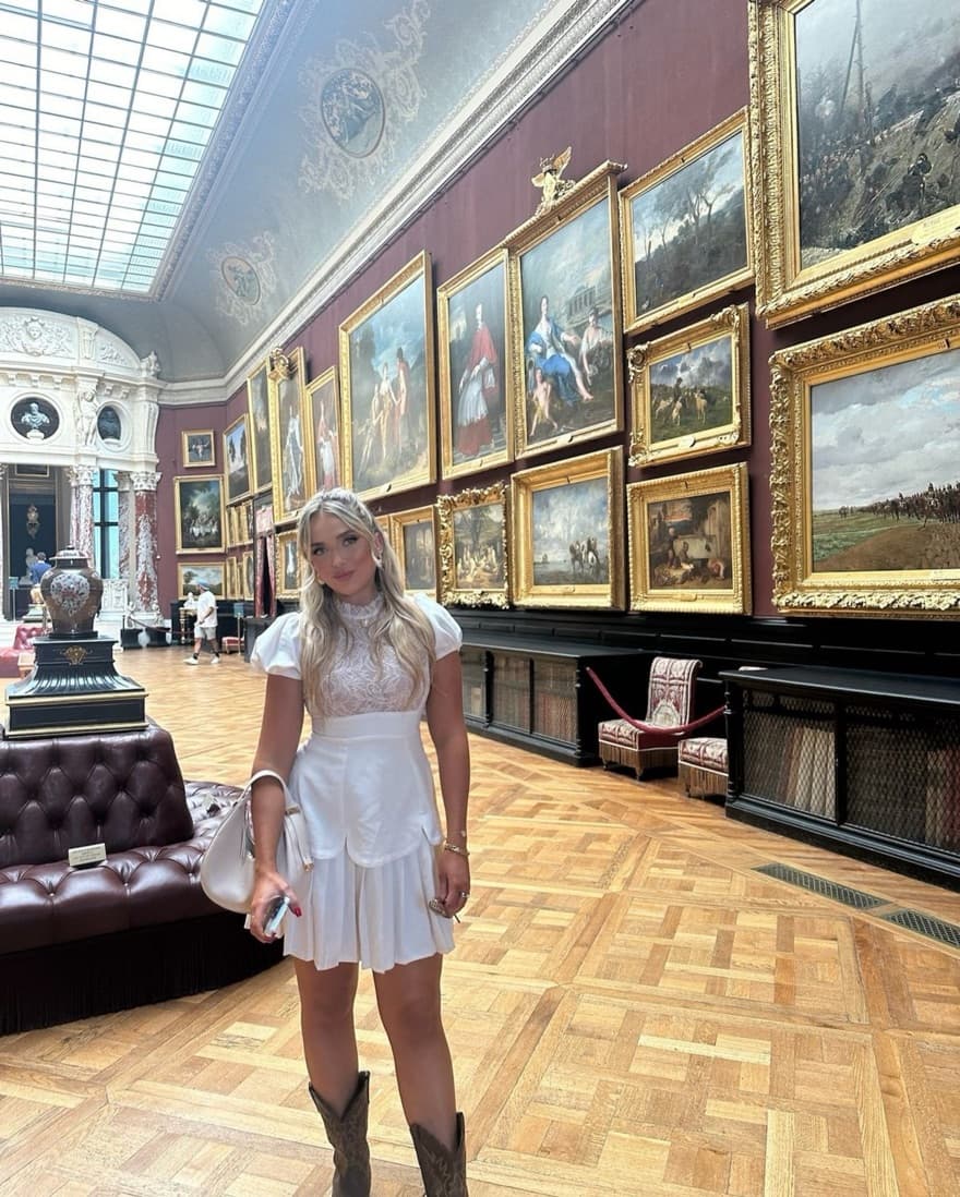 Lacey White Dress - Image 2