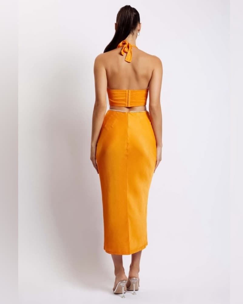Meshki Lila Diamante Rope Midi Dress - Image 2