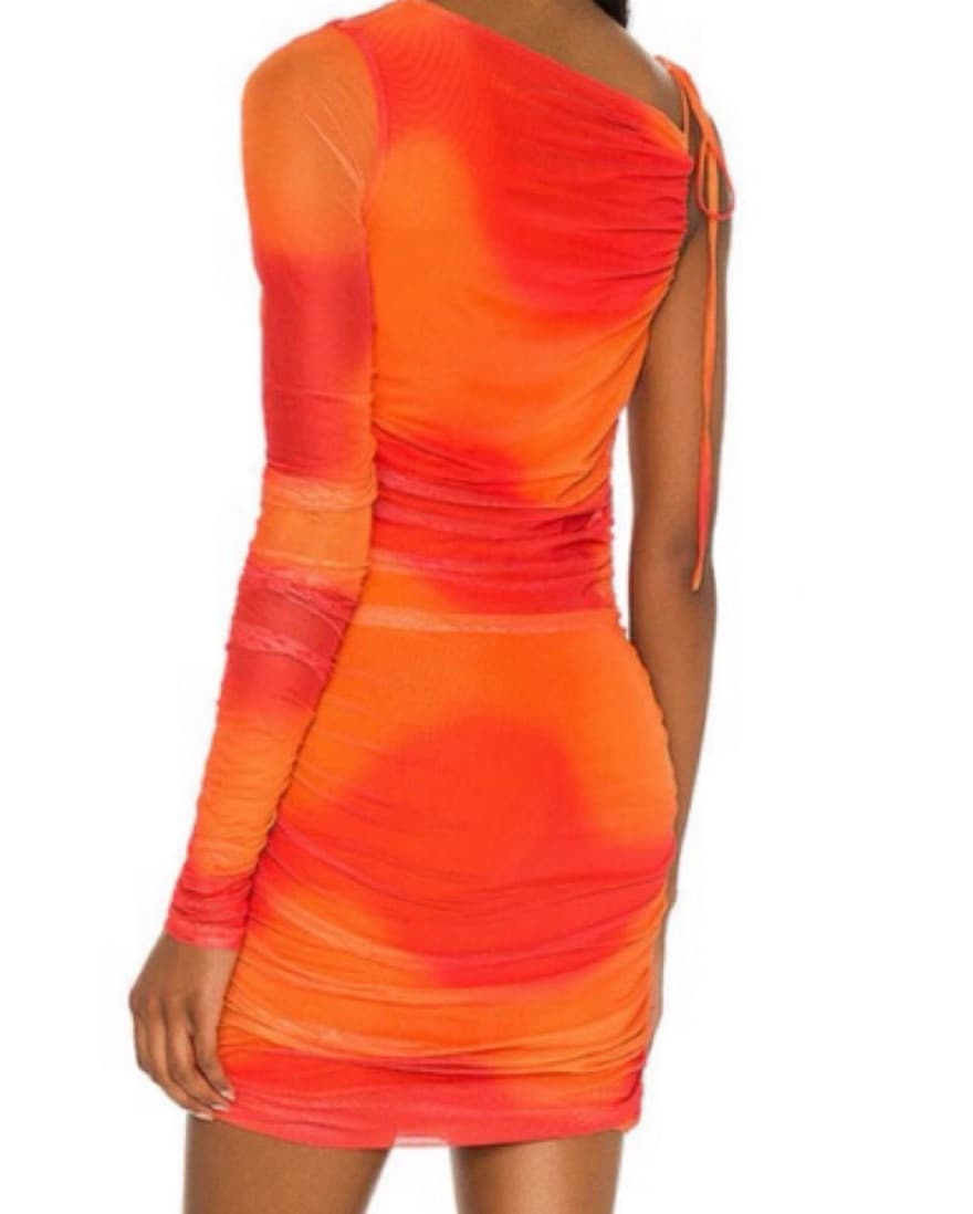 Camila Coelho Seri Mini In Orange TieDye - Image 4