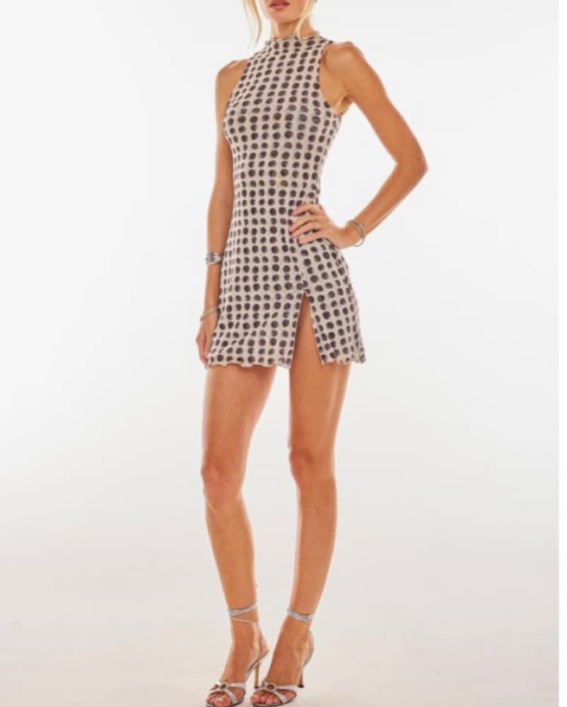 Resa Savanna Polkadot Mini Dress - Image 1