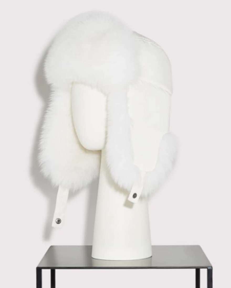 YVES SALOMON FUR TRIM CHAPKA - Image 4