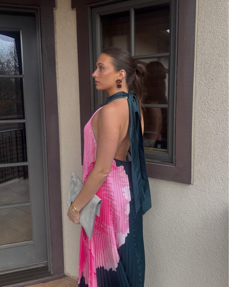 L’idee Opera Gown In Hibiscus - Image 3