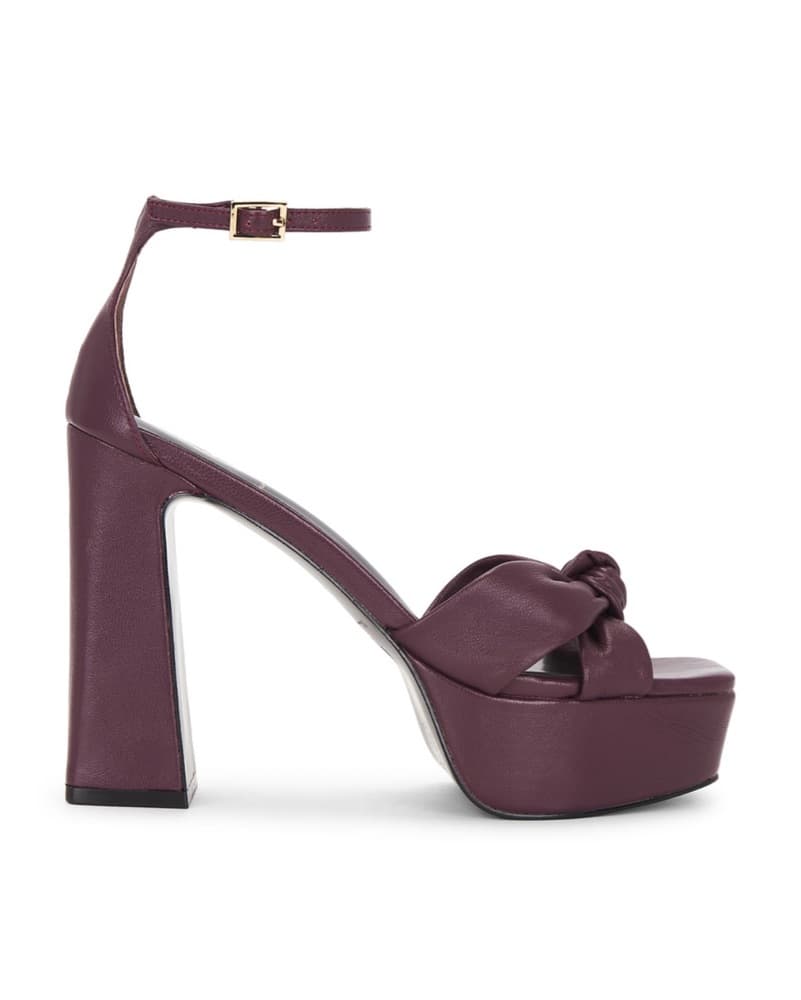 NWT House Of Harlow Burgundy Platform Heels - Image 1