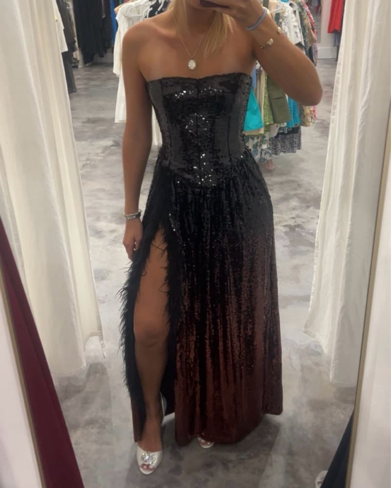We Wore What Sequin Maxi Dress  - Image 1