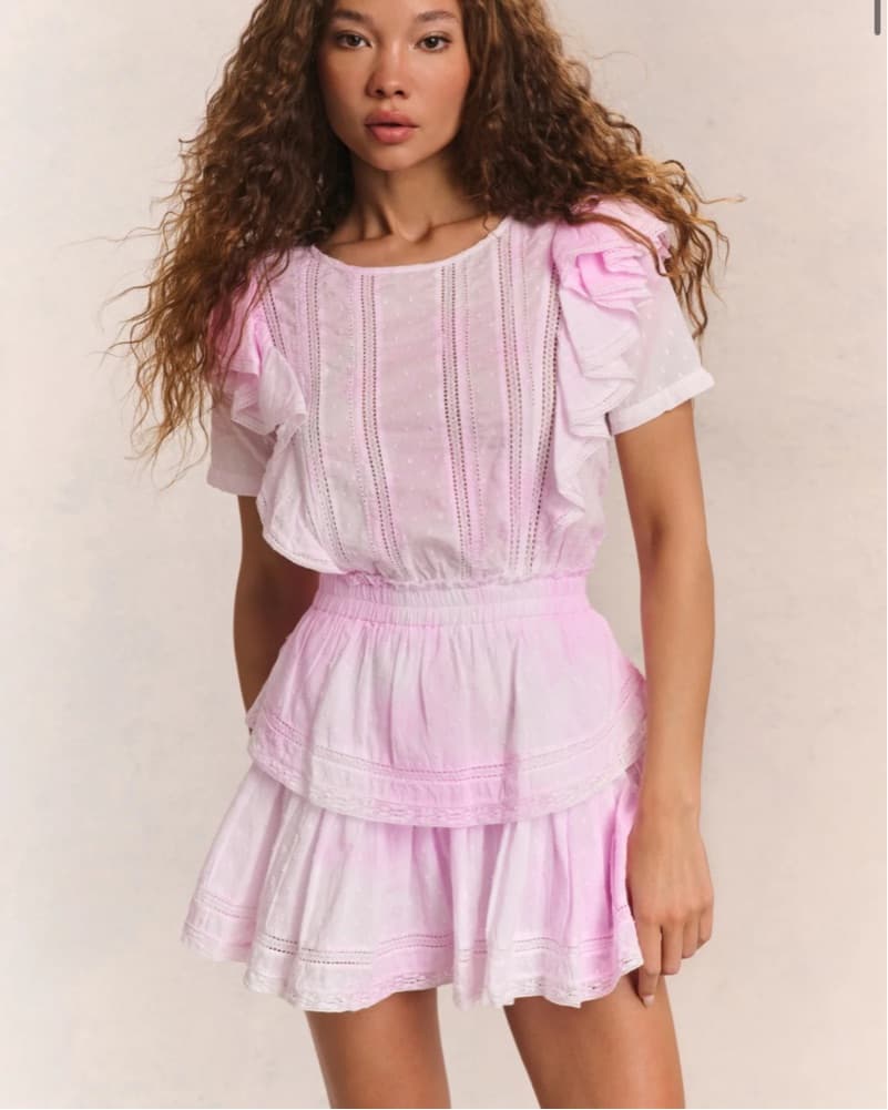 Natasha Loveshackfancy Ruffle Mini Dress - Image 1