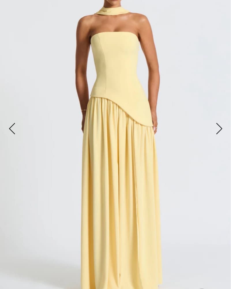 Elegant Baby Boo Yellow Dress - Image 3