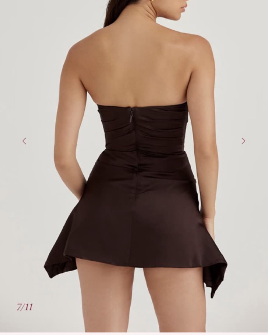 House Of CB Mini Brown Corset Dress - Image 5