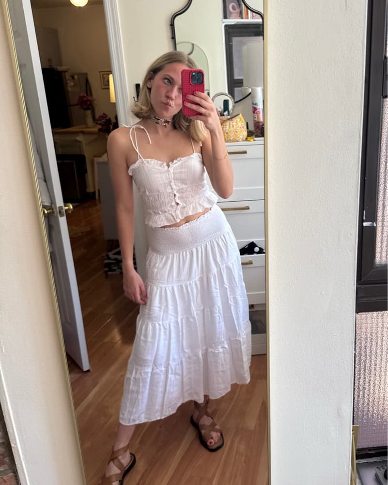 Chic White Ruffle Set!!! - Image 1