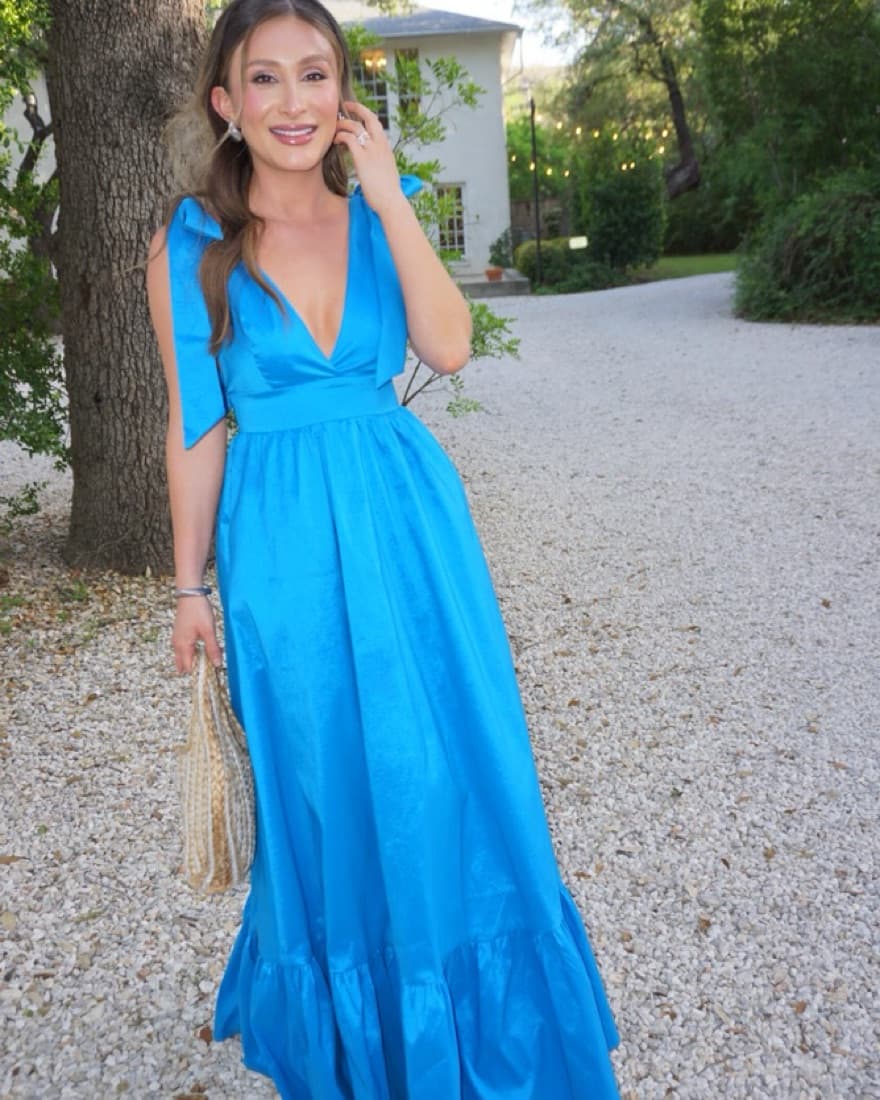 Lulus Blue Gown - Image 1