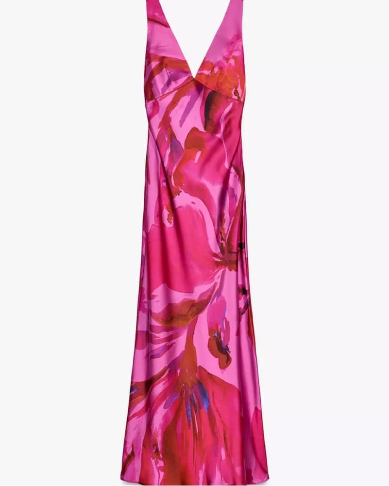 Zara Floral Midi Dress - Image 4