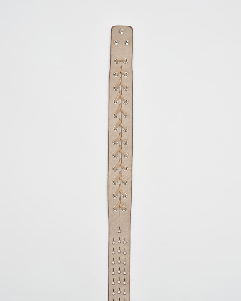Tan Lace Up Choker - Image 4