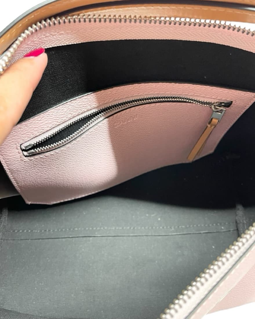 Ganni Smiley Print Shoulder Bag In Pink - Image 6