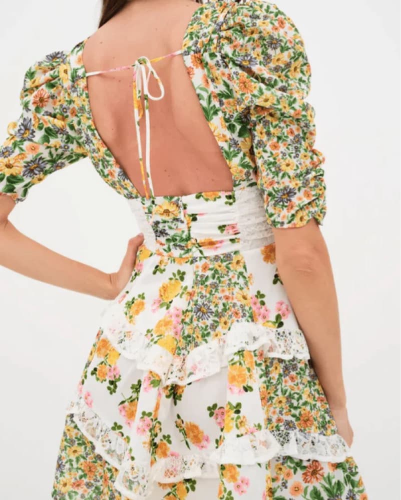 For Love And Lemons Rosalyn Mini Dress - Image 3