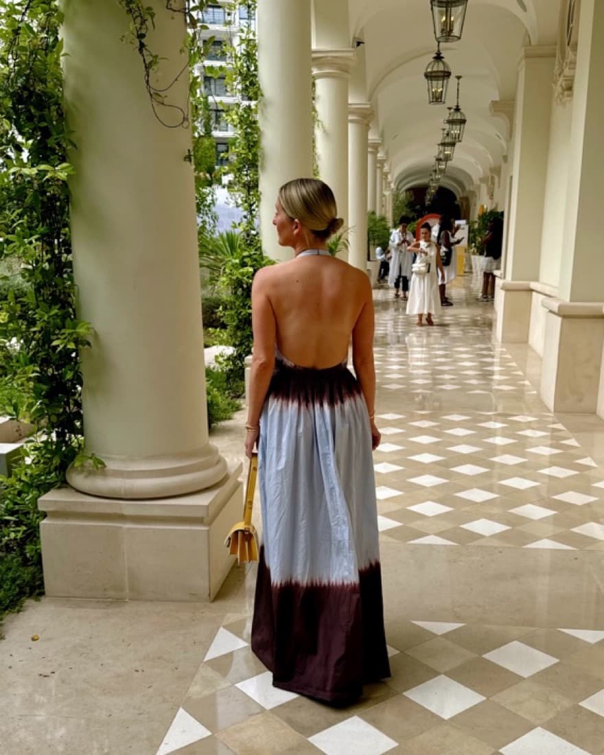 A.L.C Tie Dye Maxi Dress - Image 3