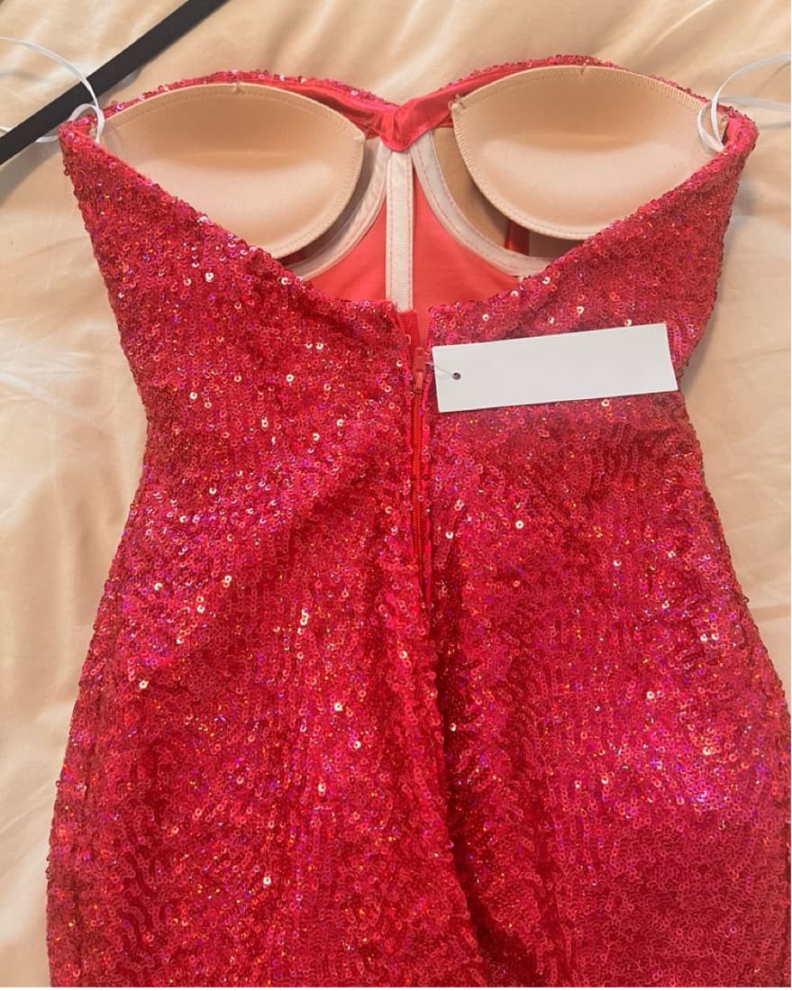PINK Sequin Mini Dress - Image 3