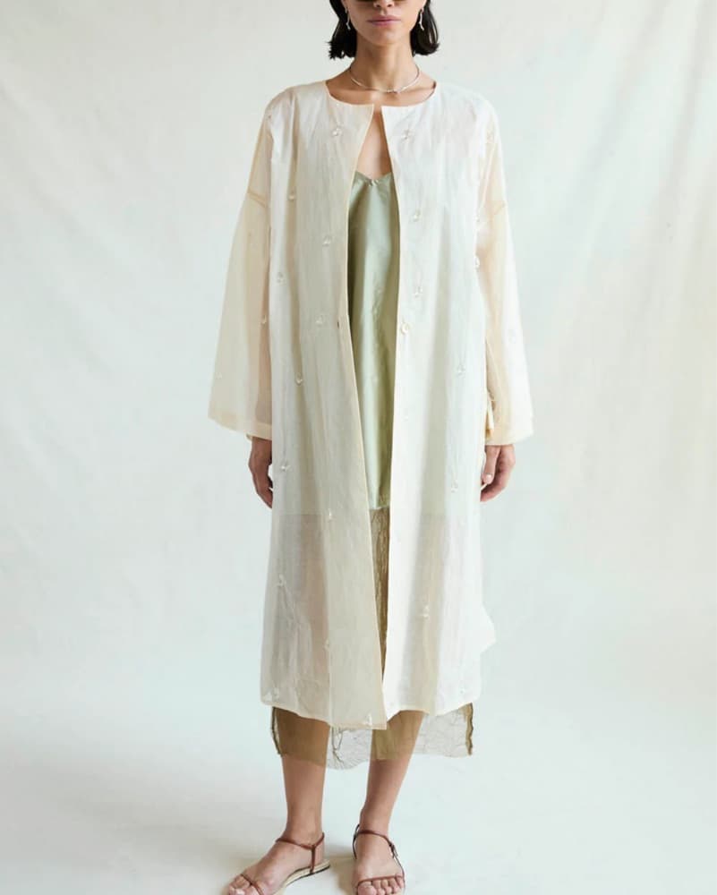 Chan Luu Chandelier Paper Trench - Image 1