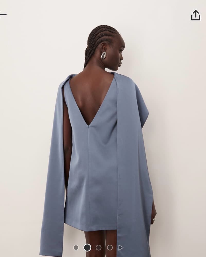ASOS Scarf Mini Shift Dress - Image 2