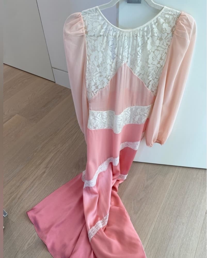 Kinsler Paneled Satin Gown Maxi Dress - Image 5