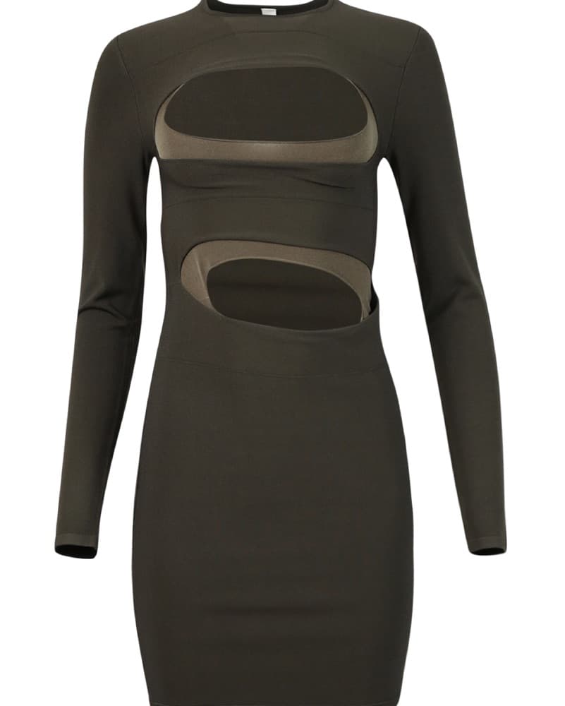 DION LEE - DOUBLE HOSIERY MINI DRESS - Image 1
