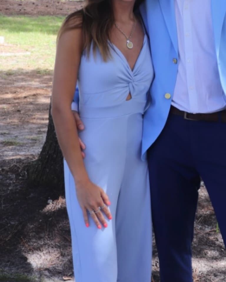 Powder Blue Jumpsuit - Image 3