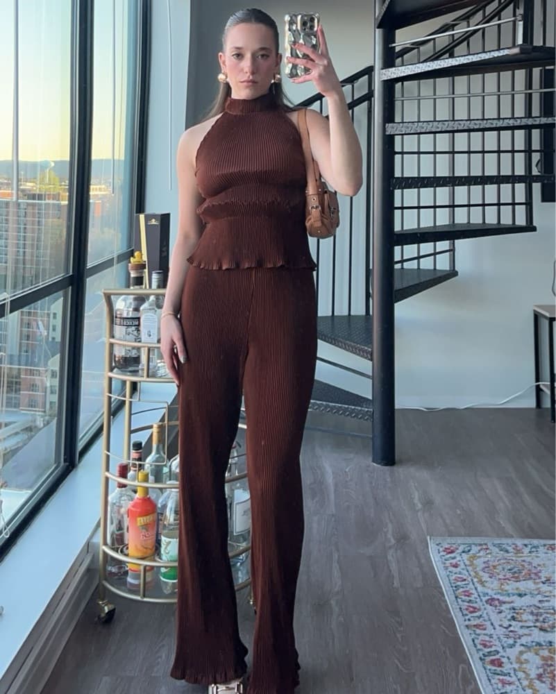 Pretty Little Thing Brown Set - Image 2