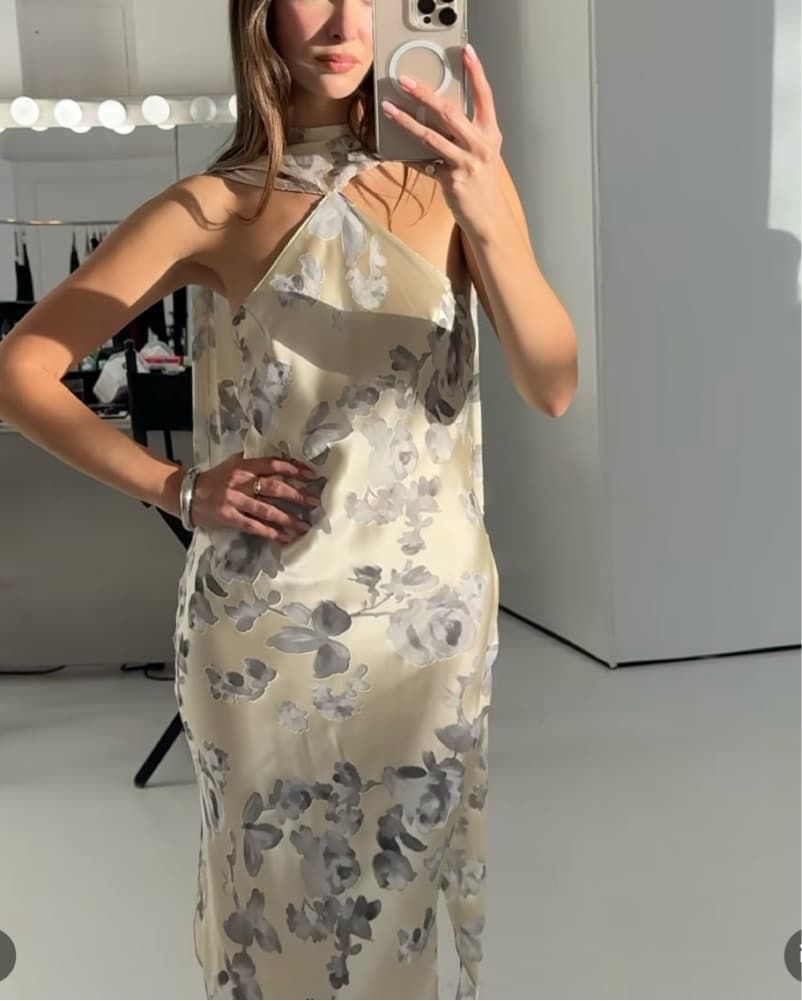 Ashton Maxi Dress With Scaf - Image 3