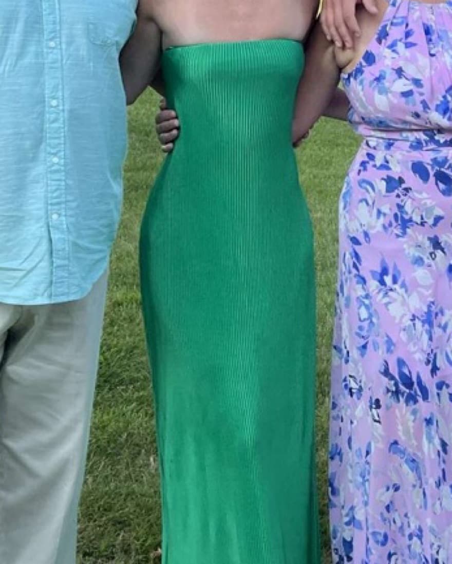 Vibrant Green Maxi Dress - Image 2