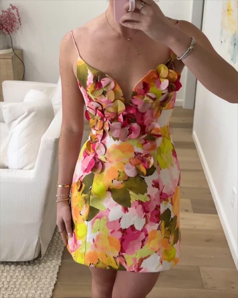 SOLD OUT ACLER FLORAL COCKTAIL DRESS - Image 4