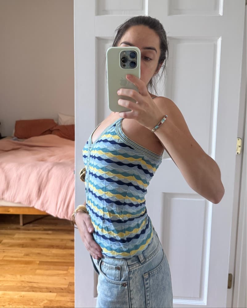 Missoni Blue Tropical Tank - Image 2