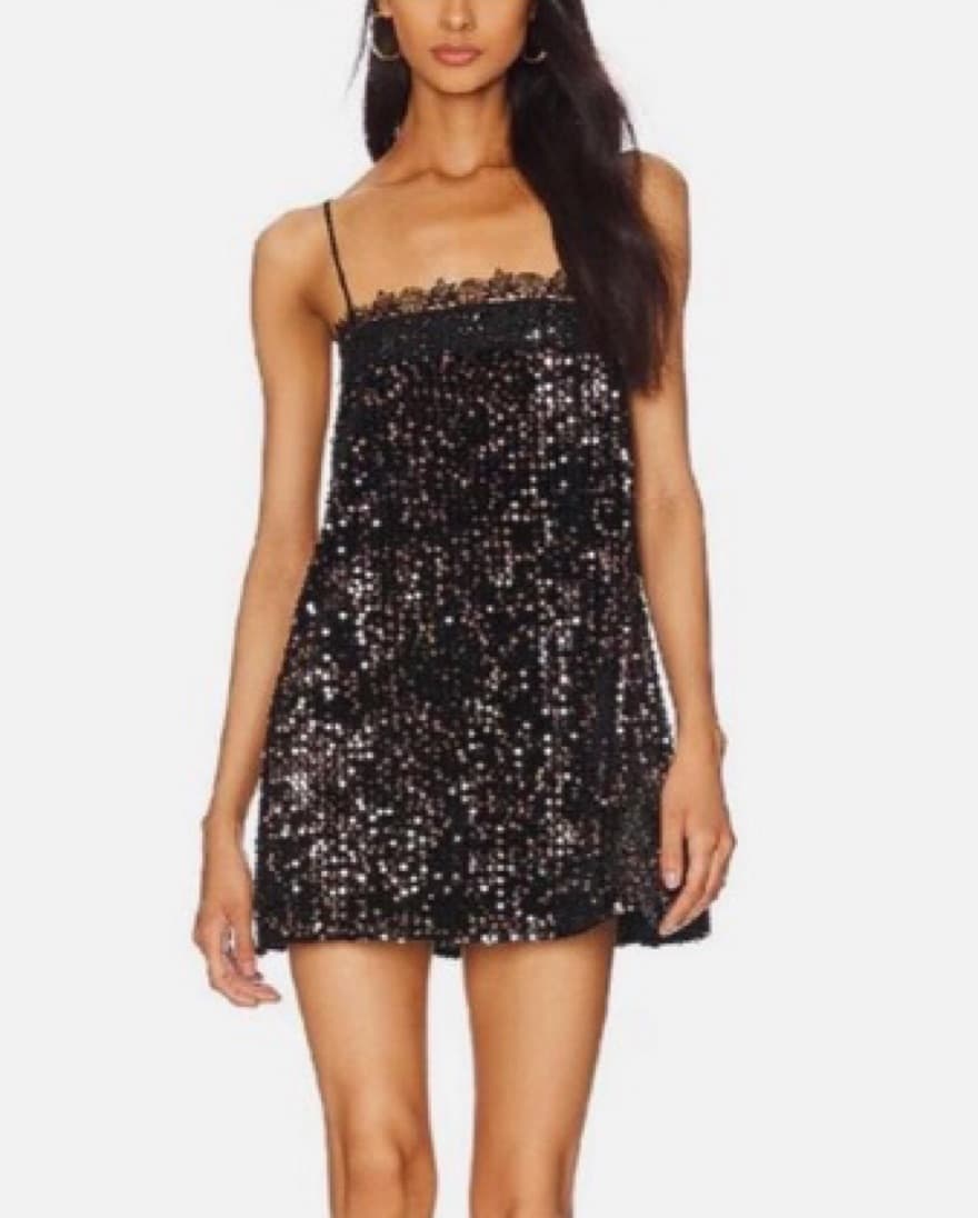 Free People Sequin Slip - Image 1