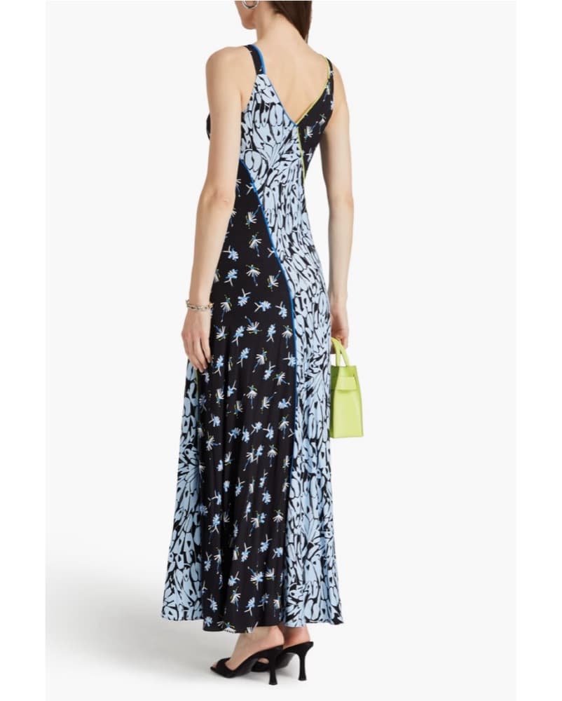 Vibrant Printed DVF Gown  - Image 3