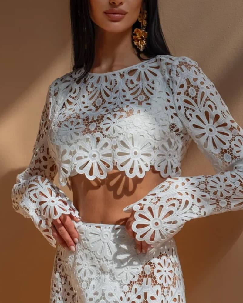 Melissa Phair  Lace Two Piece - Image 2