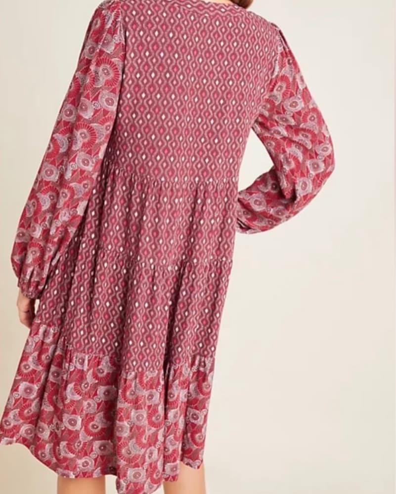 Maeve Anthropologie Tiered Tunic Dress - Image 2