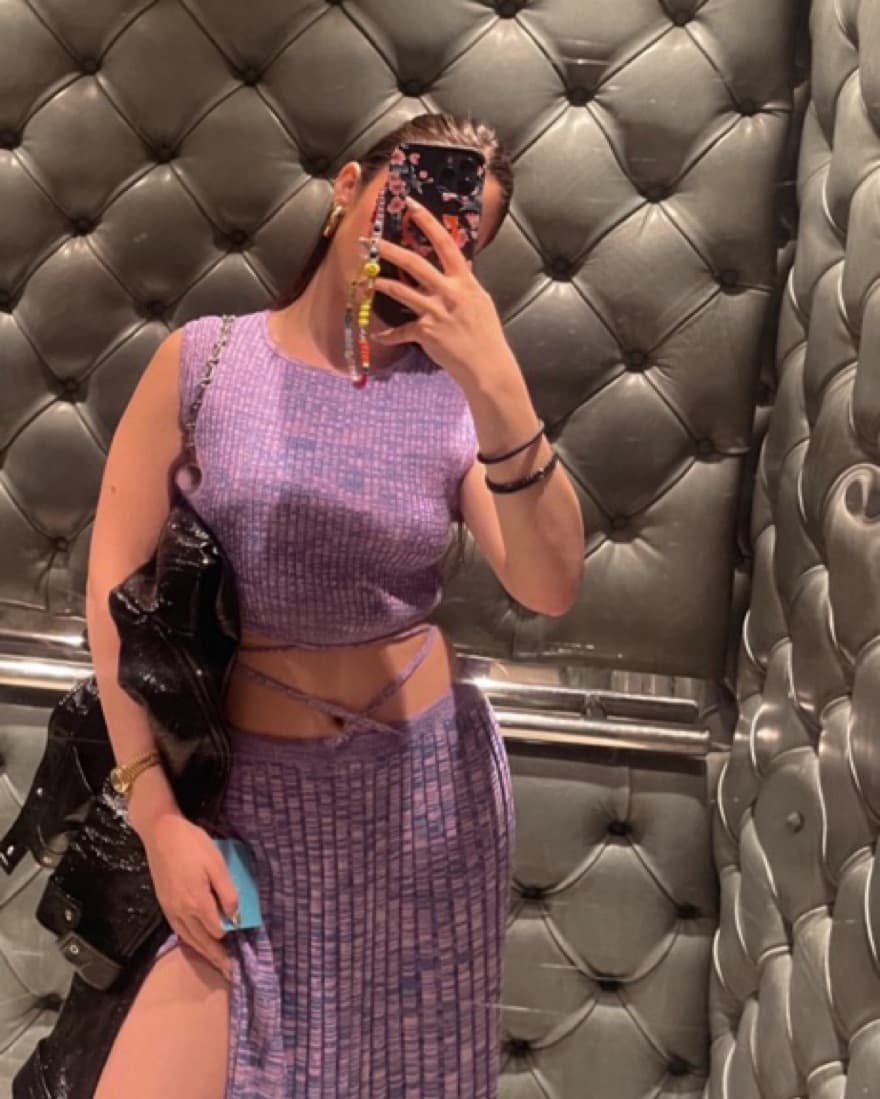 Stunning Purple Christopher Esber Set  - Image 3