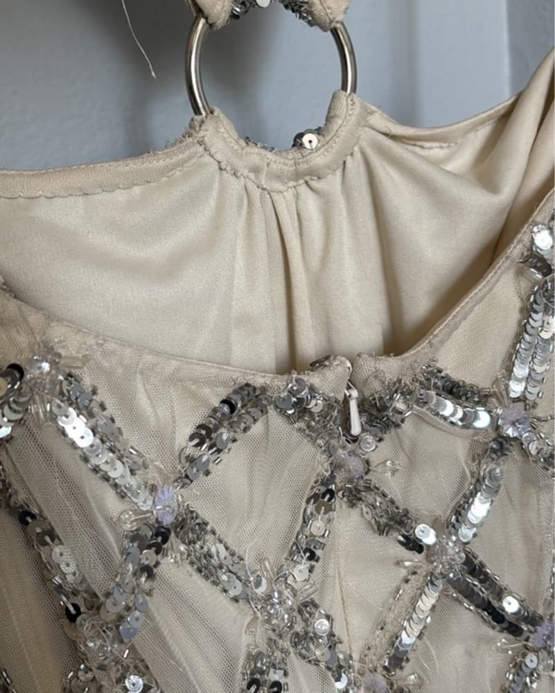 MacDuggal Embellish Cutout Column Dress - Image 4